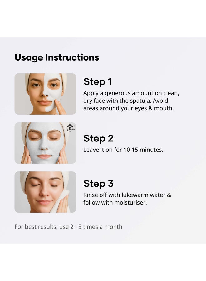 Cureskin Vitamin Boost D Tan Face Mask for Glowing Skin | D Tan Pack for Tan Removal | Fruit Based AHA Tan Removal De Tan Face Pack Mask for Women & Men | Tan Removal Cream - Image 5